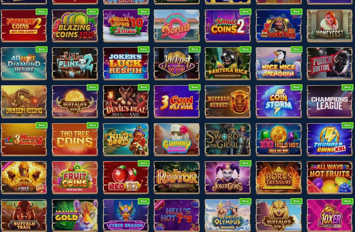 Interface de connexion Shiny Wilds casino en ligne